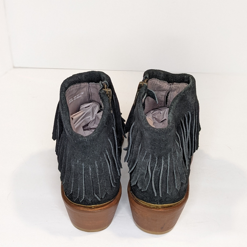 Hudson London suede fringe ankle boots - Picture 10 of 16